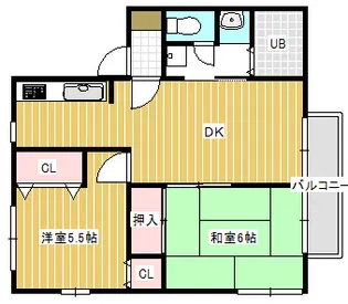 ドエル・アストリア参番館【2階】の間取り