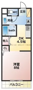 グランフルーリ【2階】の間取り