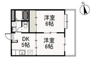 ベル・エポック B【1階】の間取り