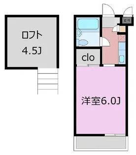 キャトルリッチ【1階】の間取り