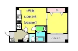 エクセレントコート千葉新宿【6階】の間取り