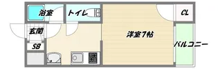 大阪府大阪市東淀川区下新庄1【マンション】の間取り