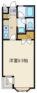 メルシー【1階】の間取り