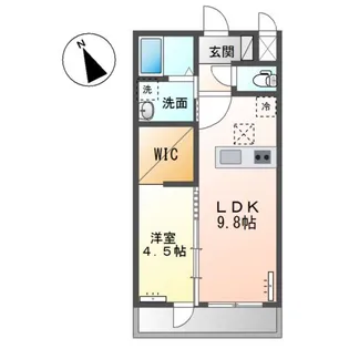 グレイスコート【1階】の間取り