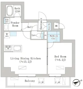 グレースティリア【3階】の間取り