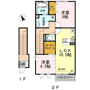 鹿児島県鹿児島市和田2【アパート】の間取り