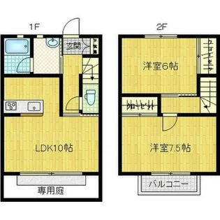 熊本県熊本市東区小山1【一戸建】の間取り