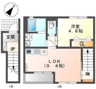 Ivy FieldI【2階】の間取り