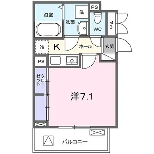 京都府京都市伏見区深草西出町【アパート】の間取り