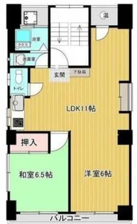 東京都新宿区北新宿4【マンション】の間取り