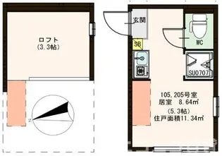 東京都杉並区荻窪2【アパート】の間取り