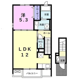 トルナール【2階】の間取り