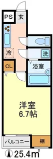 東京都世田谷区赤堤2【マンション】の間取り