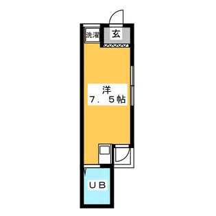 ヒルズ読売ランド【2階】の間取り