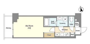 フレシア祐天寺【3階】の間取り