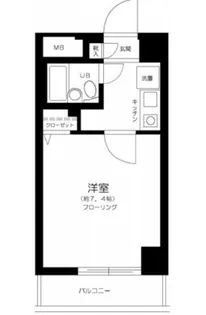エクセリア阿佐ヶ谷【4階】の間取り