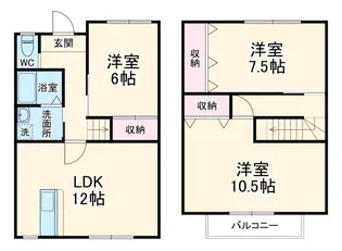 静岡県磐田市池田【一戸建】の間取り