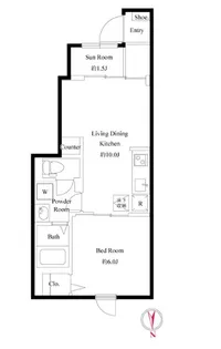 東京都杉並区荻窪1【アパート】の間取り