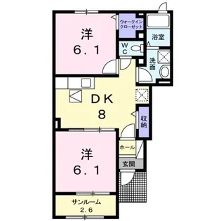Ca・Calot I【1階】の間取り