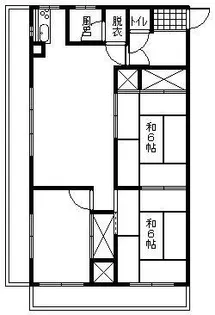 ランディック三ツ瀬ビル【4階】の間取り