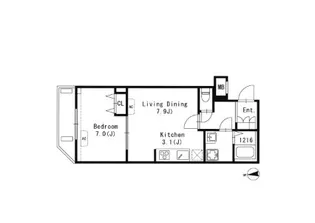 GRANPASEO文京小日向【2階】の間取り