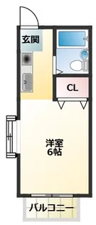 エレムナオミネ【2階】の間取り