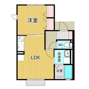 ボーアンジュA【2階】の間取り