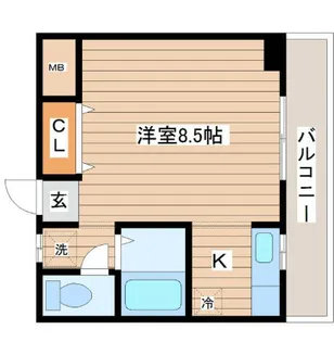 メーゾン・カトー【2階】の間取り