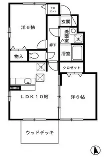 ステラハウス【1階】の間取り