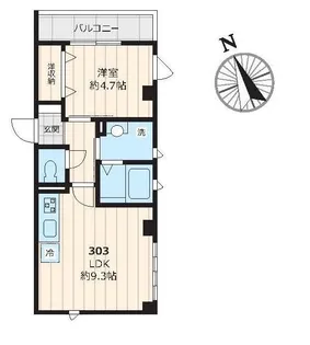 メゾンパルク【2階】の間取り