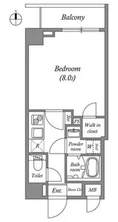 ルネサンスコート世田谷区役所前【5階】の間取り
