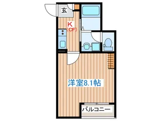 1Kの間取り画像