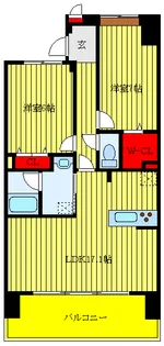 ロイヤルパークス新田【6階】の間取り