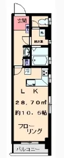 武蔵関ステーションフロント【3階】の間取り