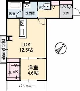 グラシア【2階】の間取り