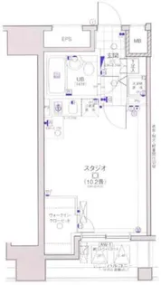 日神デュオステージ笹塚西館【4階】の間取り