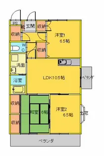 コモドフォレスタA棟【2階】の間取り