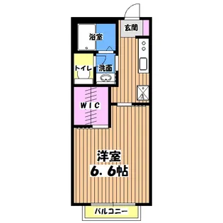 テラス明日香【1階】の間取り