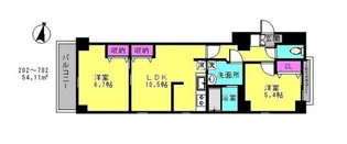 マグノリアY2K【4階】の間取り