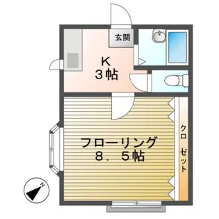 クリーンヴィレッジII【1階】の間取り