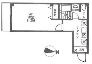 東京都新宿区中落合2【マンション】の間取り