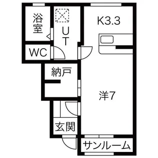Bacchus(バッカス)【1階】の間取り
