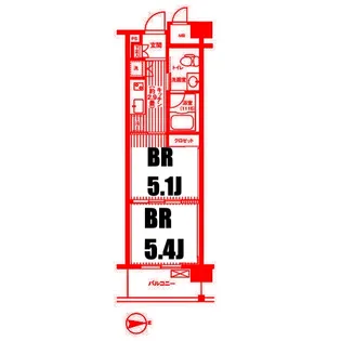 ピエス綱島【4階】の間取り