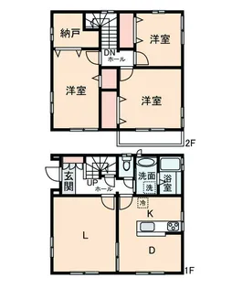 神奈川県相模原市南区相模台5【一戸建】の間取り