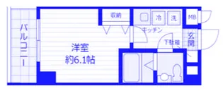 エルスタンザ浦和常盤【4階】の間取り