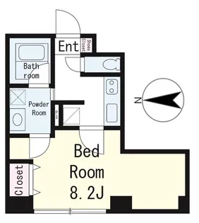 グランメール月島【2階】の間取り