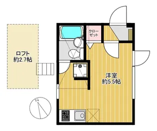 ヒルズ大山EAST【3階】の間取り