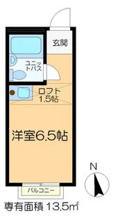 スカイピア新小岩II【1階】の間取り