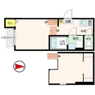 gloire長町【1階】の間取り