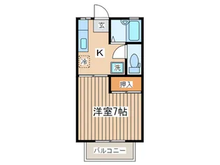 プリムローズ旭ヶ丘【2階】の間取り